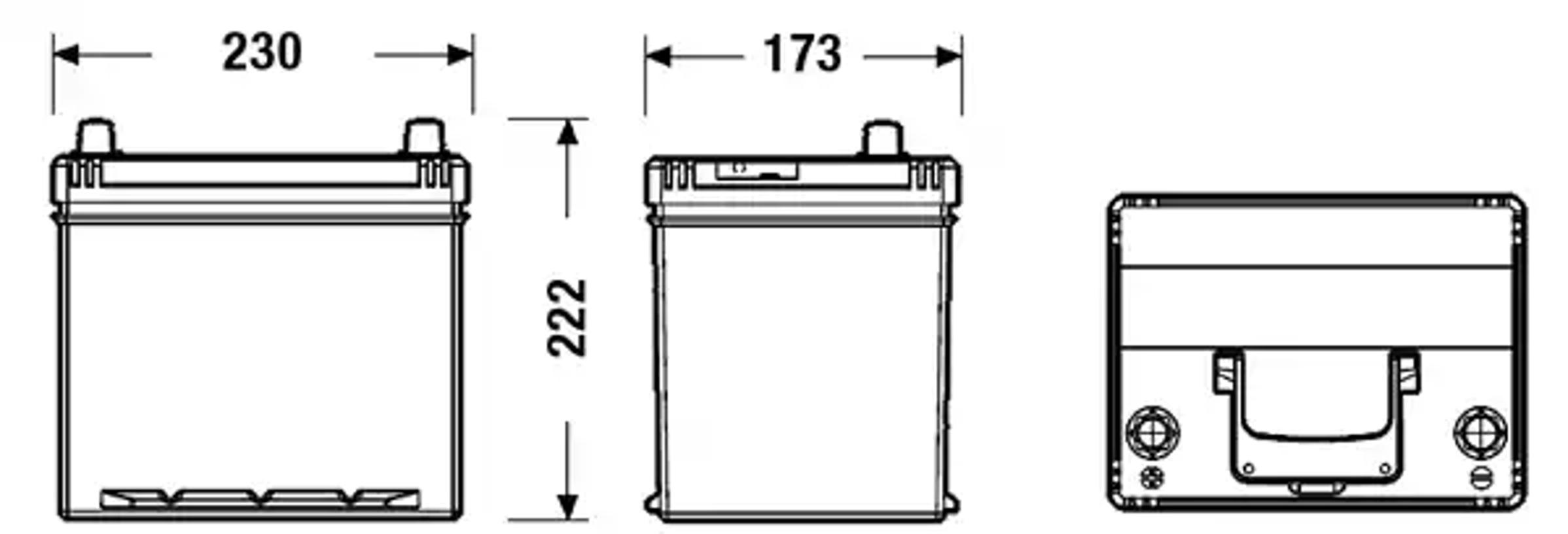 Аккумуляторная батарея 60ah DETA DB605