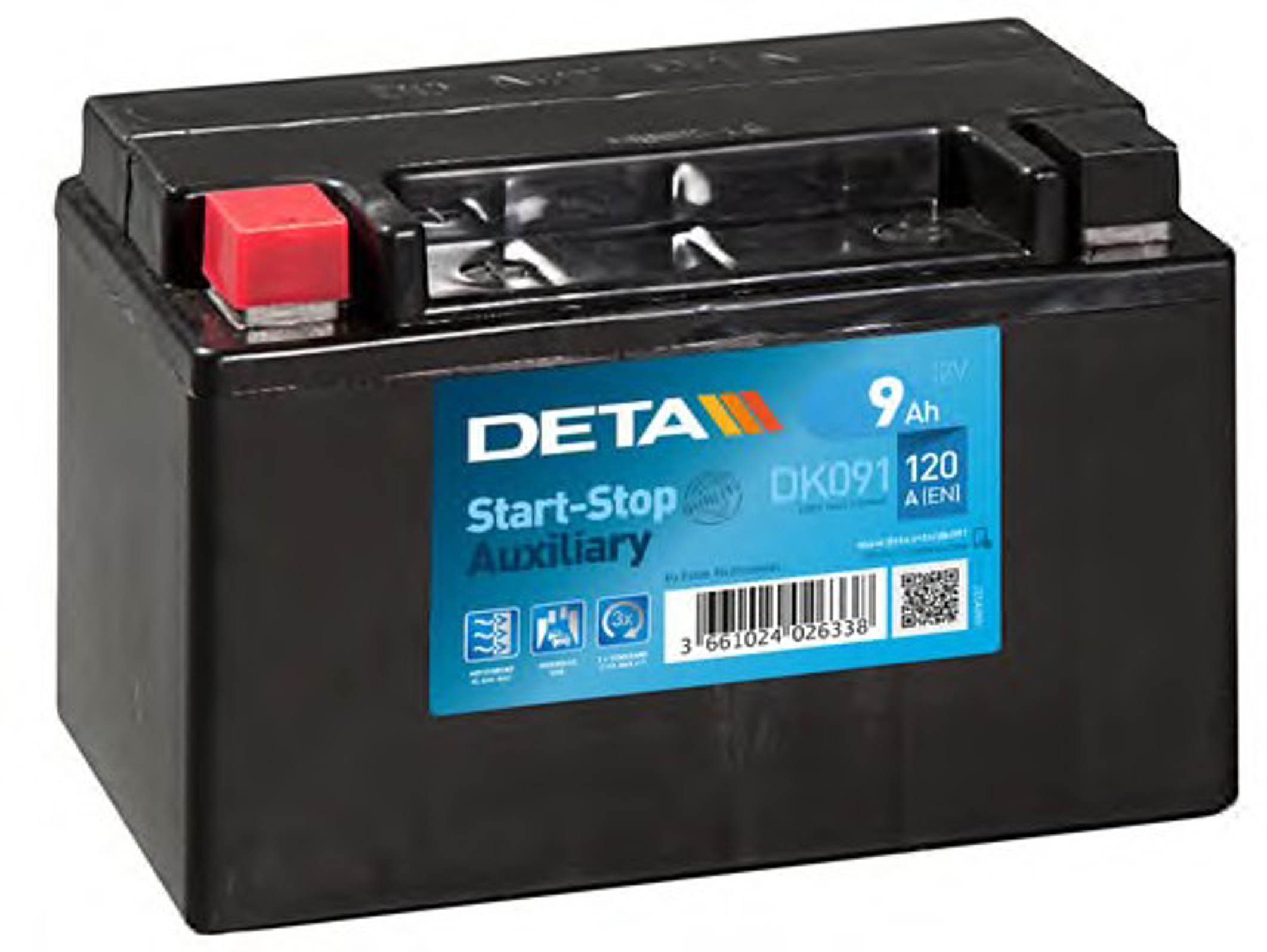 Аккумуляторная батарея 9ah DETA DK091