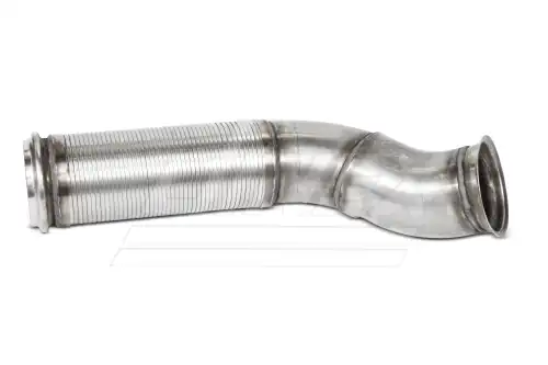Din66132 труба глушителя передняя с гофрой 2-изг DINEX 66132