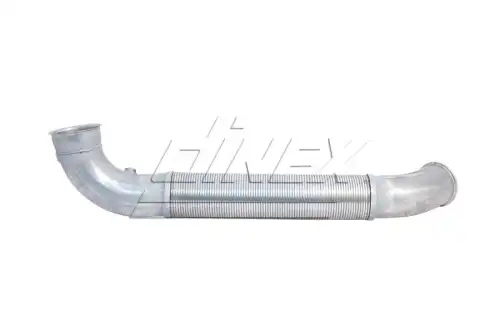 Din68505 труба глушителя промежуточная с гофрой 2-изг DINEX 68505