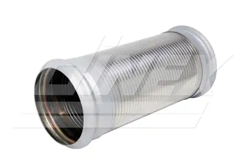 Din81113 гофра глушителя (нерж) premium d127 l330 с фланцами DINEX 81113