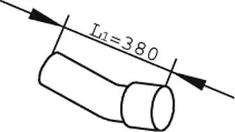 82174 передняя труба DINEX 82174