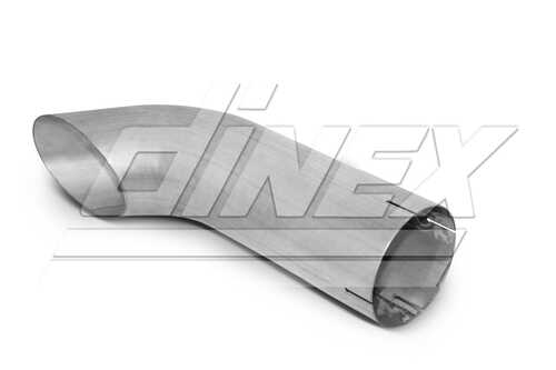 Конечная труба id 1280 mm l500 mm (цинк) DINEX 91431