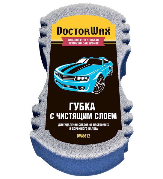 DW8612R DOCTOR WAX Губка для мойки