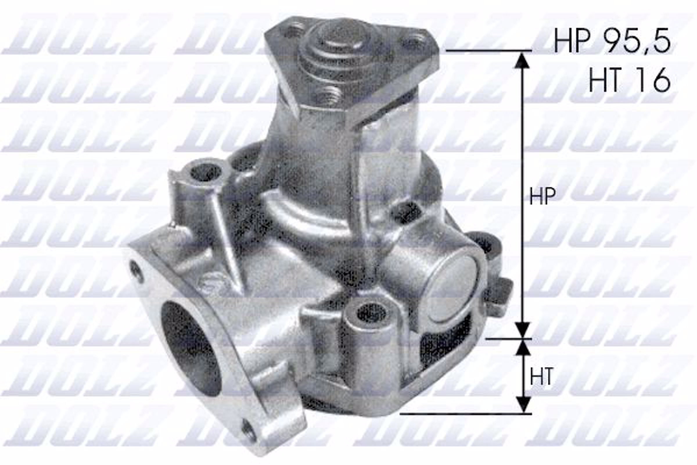 L155 DOLZ Водяной насос (помпа)