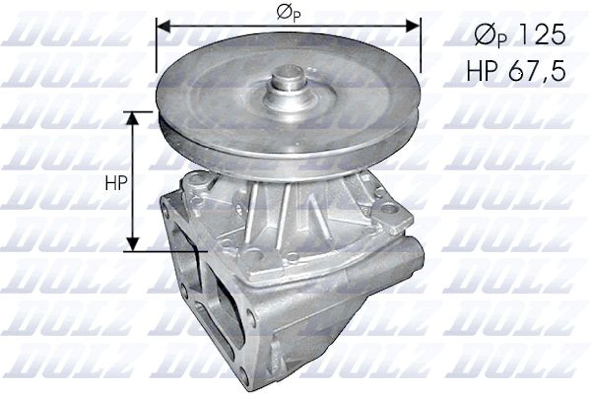 Насос водяной DOLZ S124