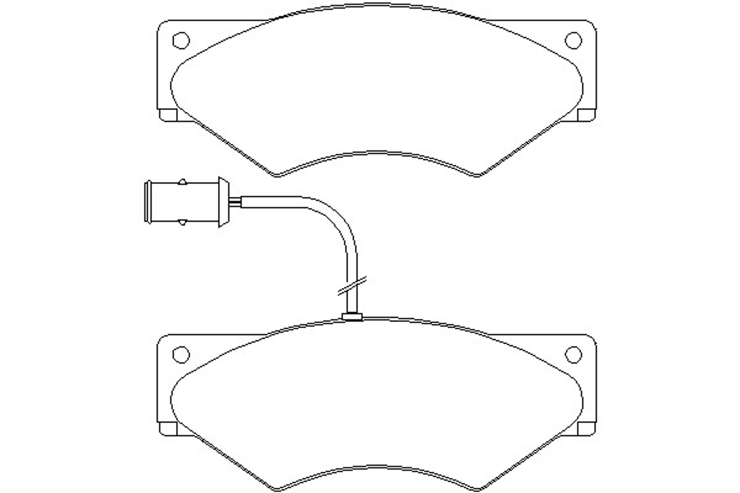Колодки тормозные дисковые DON CVP017