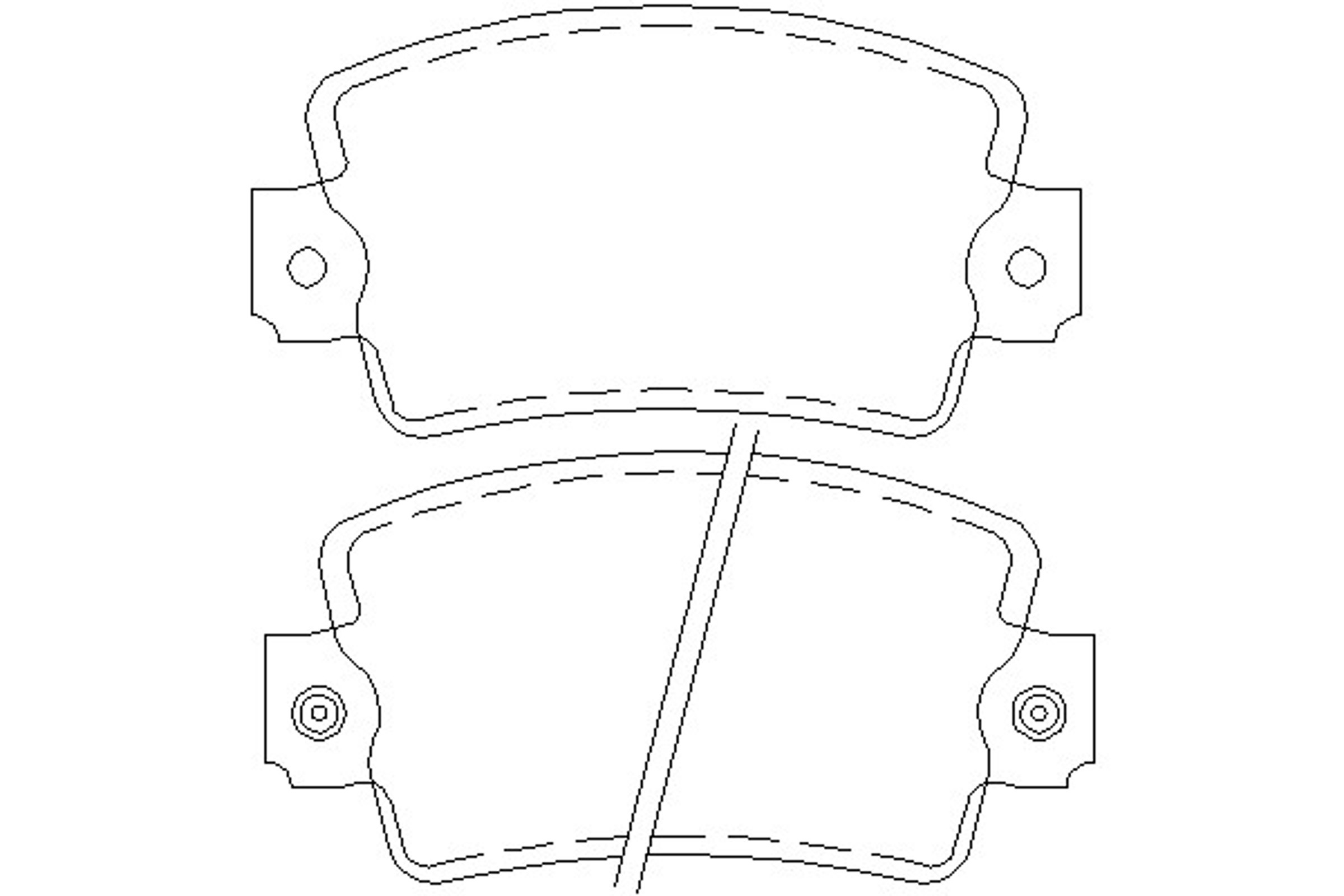Колодки тормозные дисковые DON CVP045