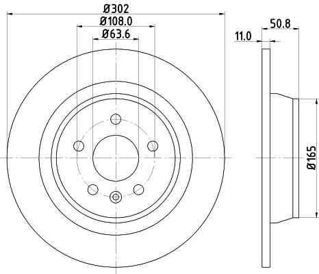 Диск тормозной DON PCD10272
