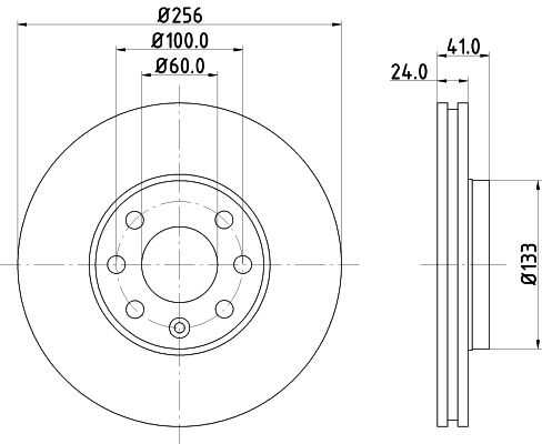 Диск тормозной DON PCD10292