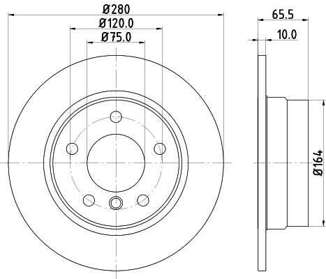 Диск тормозной DON PCD10762