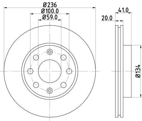 Диск тормозной DON PCD10972