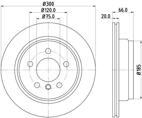 Диск тормозной DON PCD11822