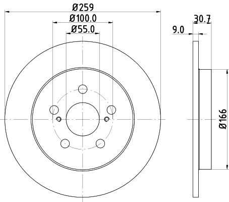 Диск тормозной DON PCD13442