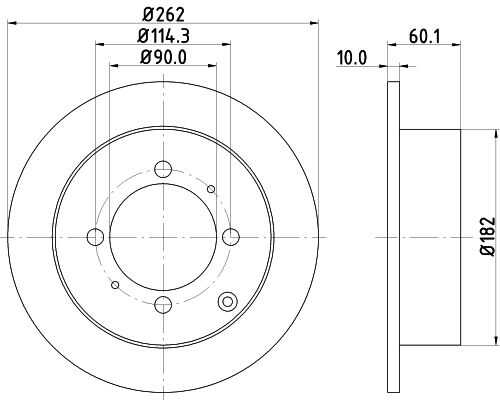 Диск тормозной DON PCD13502