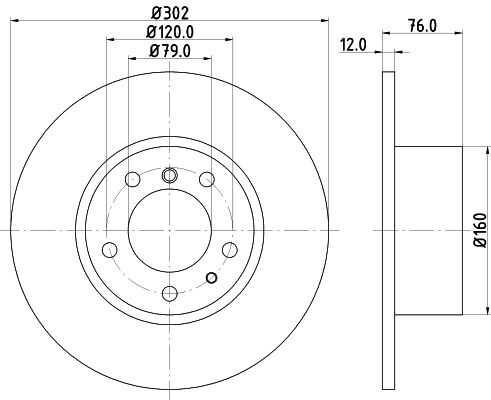 Диск тормозной DON PCD14732