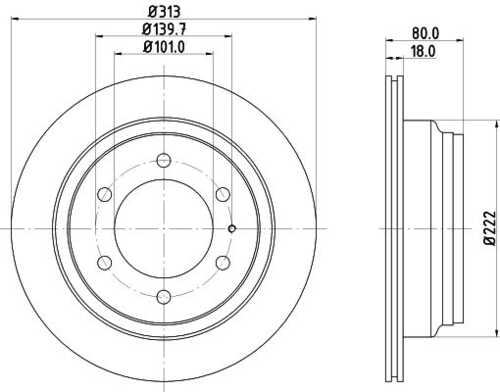 Диск тормозной DON PCD14862