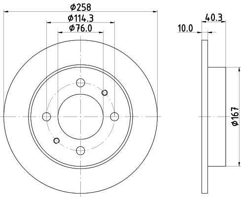 Диск тормозной DON PCD14962