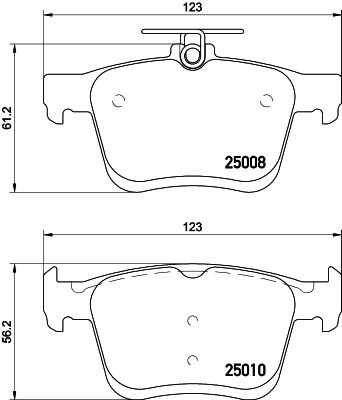 Колодки тормозные дисковые DON PCP1200