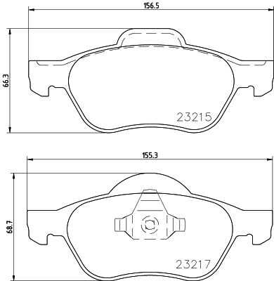 Колодки тормозные дисковые DON PCP1346
