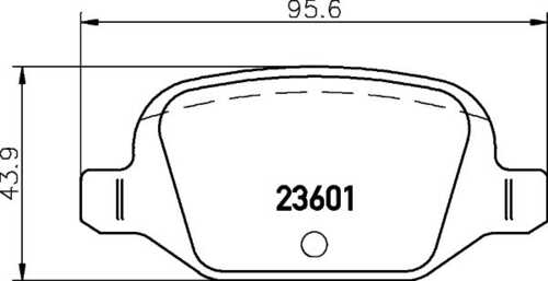 Колодки тормозные дисковые DON PCP1489