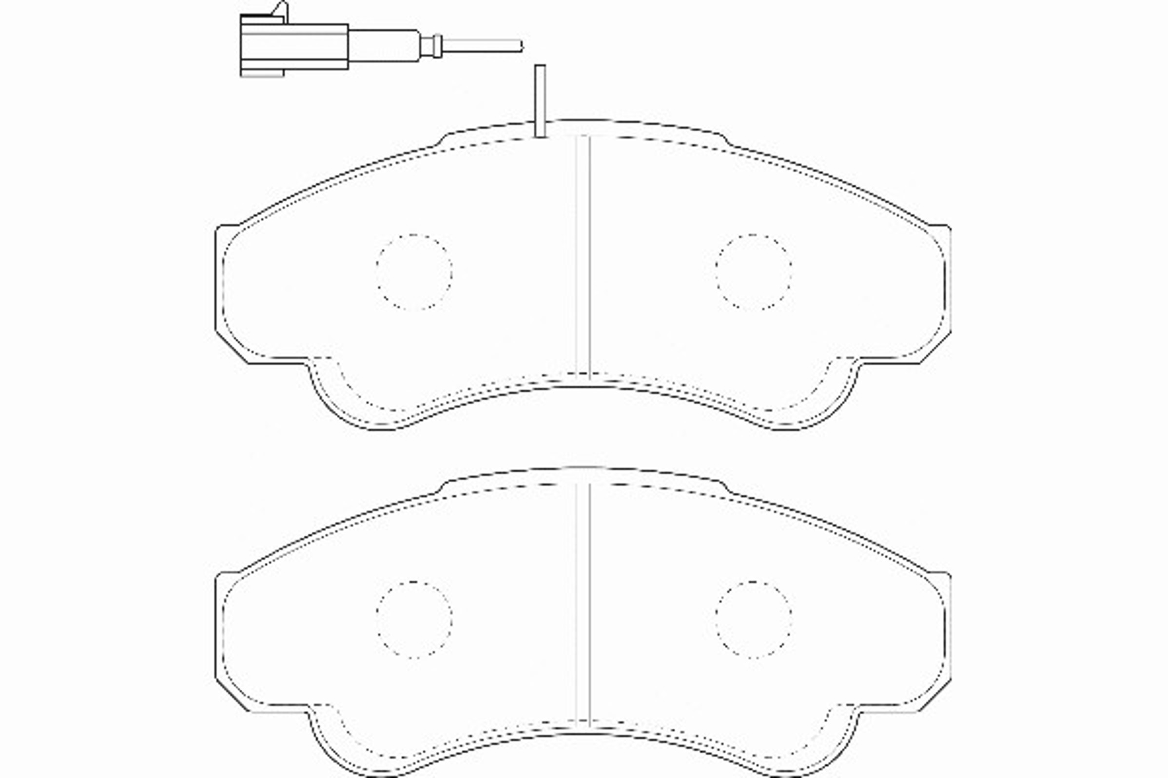 DBP231479 DURON Комплект тормозных колодок, дисковый тормоз