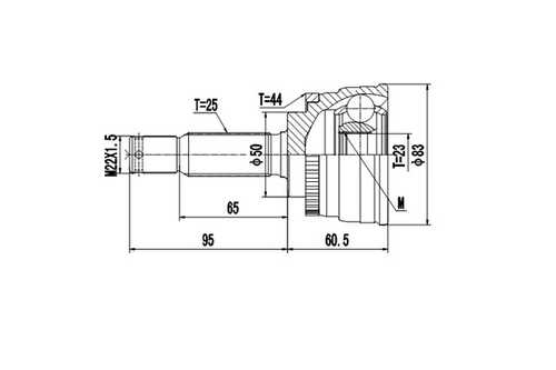Комплект шруса DYNAMATRIX-KOREA DCV824061
