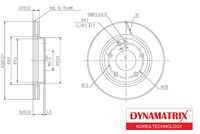 Тормозной диск DYNAMATRIX-KOREA DBD1035