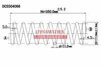 Пружина подвески DYNAMATRIX-KOREA DCS504066