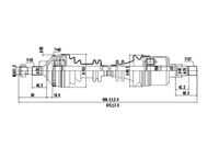 Полуось DYNAMATRIX-KOREA DDS245178