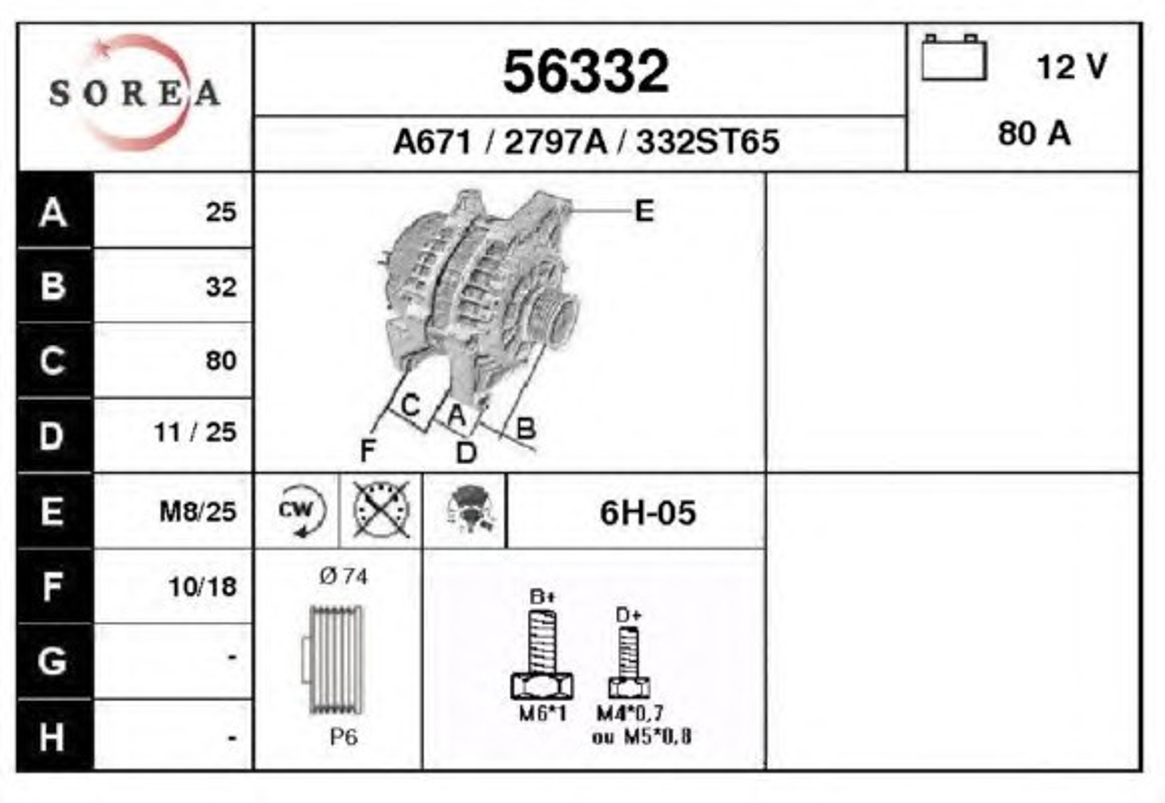 Генератор EAI 56332