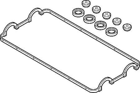 Комплект прокладок, крышка головки цилиндра ELRING 685.620