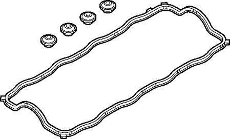 Комплект прокладок клапанной крышки ELRING 685.670