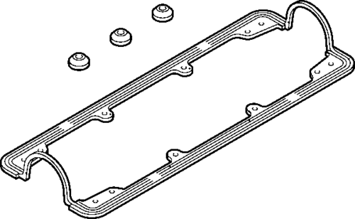 Фото 1 900.141 ELRING Комплект прокладок, крышка головки цилиндра