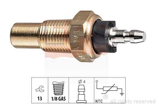 Фото 1 1.830.052 EPS Датчик, температура охлаждающей жидкости