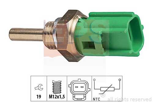 Фото 1 1.830.177 EPS Датчик, температура охлаждающей жидкости