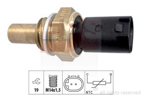 Фото 1 1.830.350 EPS Датчик, температура топлива