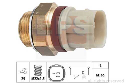 Фото 1 1.850.197 EPS Термовыключатель, вентилятор радиатора