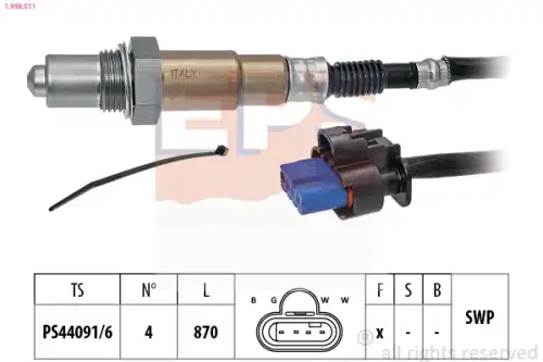 1.998.511 автозапчасть EPS 1.998.511