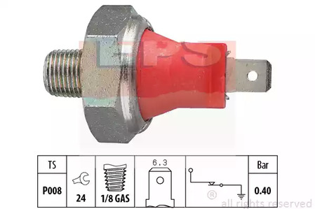 1.800.017 EPS Датчик давления масла