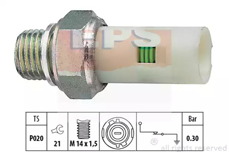 1.800.076 EPS Датчик давления масла