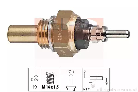 Датчик температуры охлаждающей жидкости EPS 1.830.088