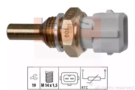 Датчик, температура охлаждающей жидкости EPS 1.830.126