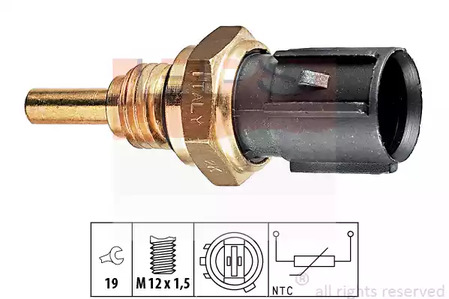 Датчик, температура охлаждающей жидкости EPS 1.830.198