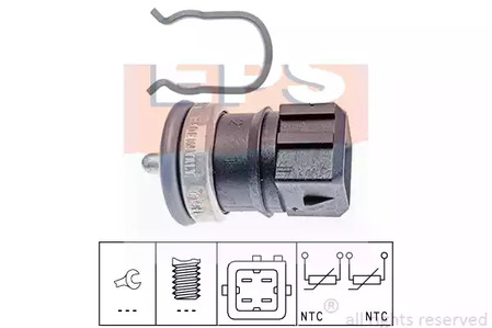 Датчик, температура охлаждающей жидкости EPS 1.830.251
