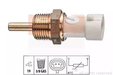Датчик, температура охлаждающей жидкости EPS 1.830.335