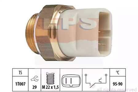 Термовыключатель, вентилятор радиатора EPS 1.850.027