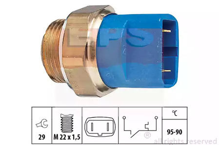 Термовыключатель, вентилятор радиатора EPS 1.850.032