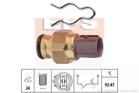 Термовыключатель, вентилятор радиатора EPS 1.850.285
