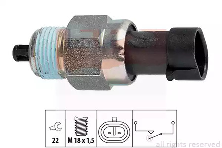 Выключатель, фара заднего хода EPS 1.860.142